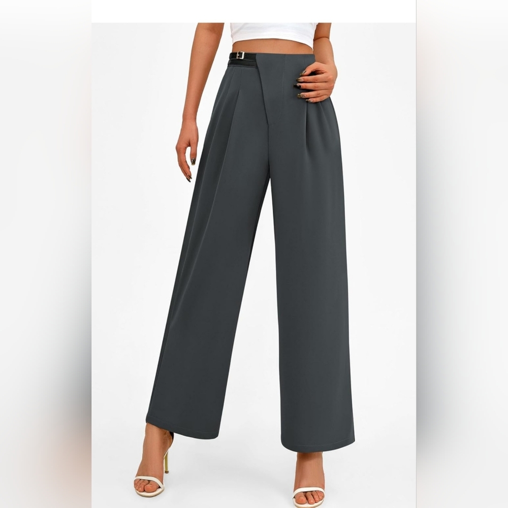 PRETTYGARDEN Women's Wide Leg Dressy Pants High Waisted size 18